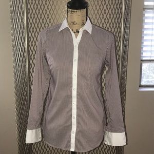 Button down stripe shirt